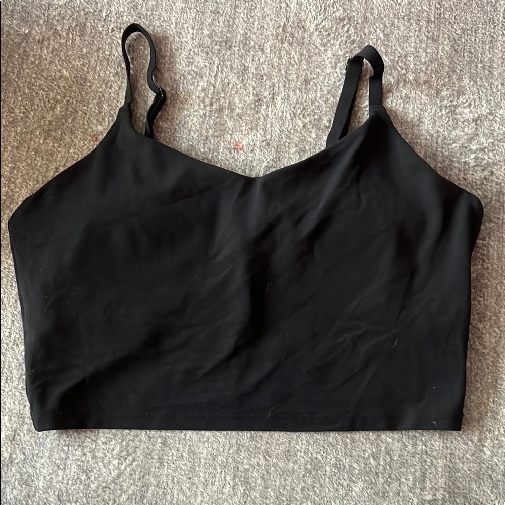 Black Women's athleta sport bra Top